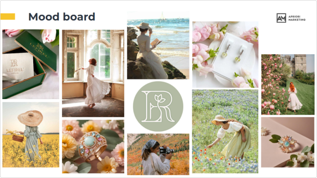 Подготовили визуальное отображение концепции позиционирования для вдохновения и ориентира исполнителям